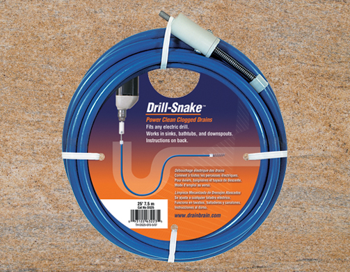 Details about   25 Ft Drain Snake Cleaner Extra Long Cable With Drill Attachment Clog Remover 