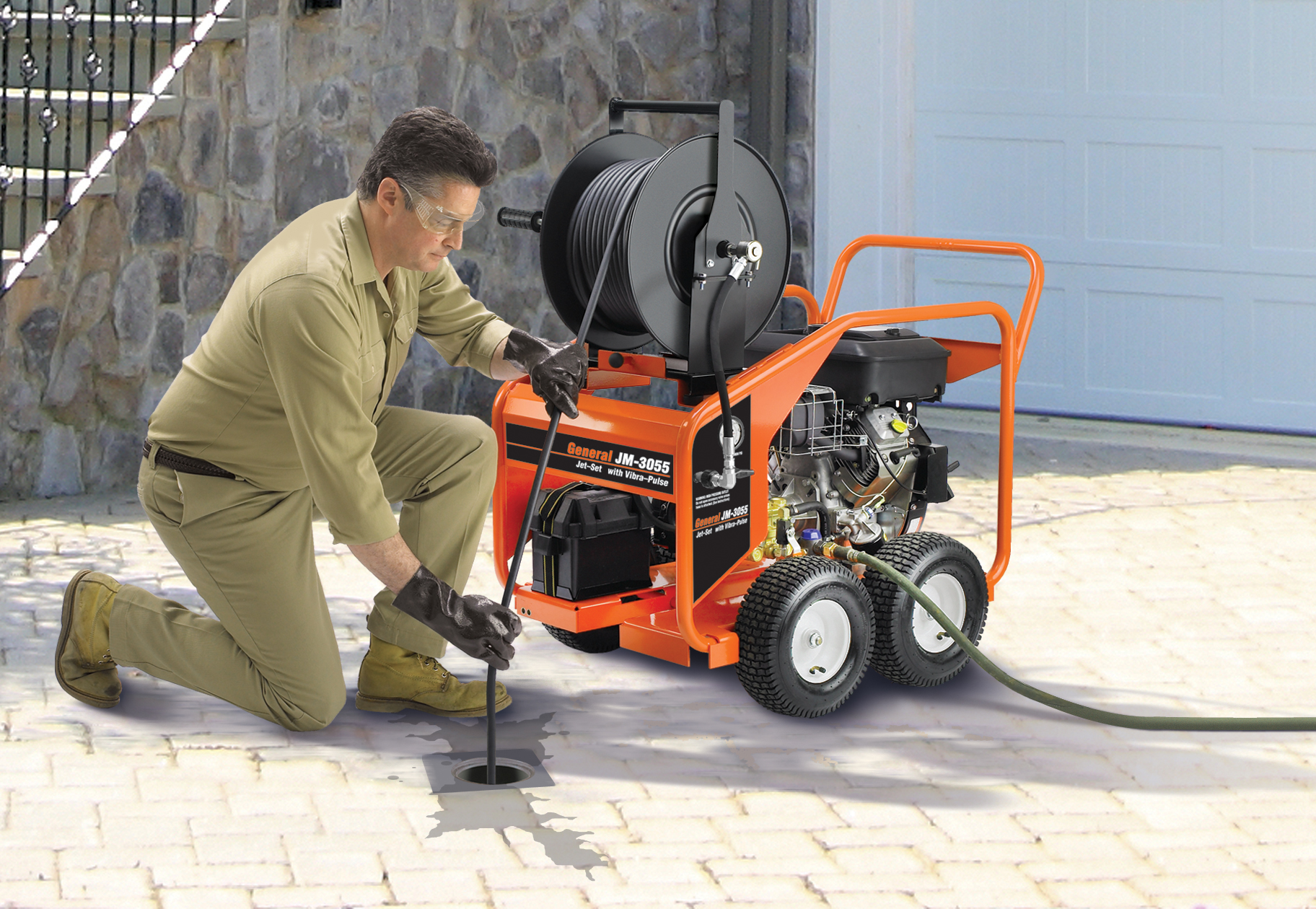 Triple Play! Plumbing Pro Scores With General Drain Cleaner, Jetter