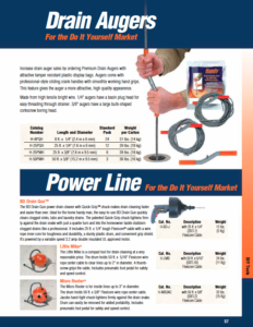 BrassCraft Zip-It® Drain Cleaning Tool - Catalog