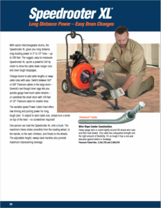 General Pipe Cleaners | Catalogs | Drain Cleaner Tools Literature