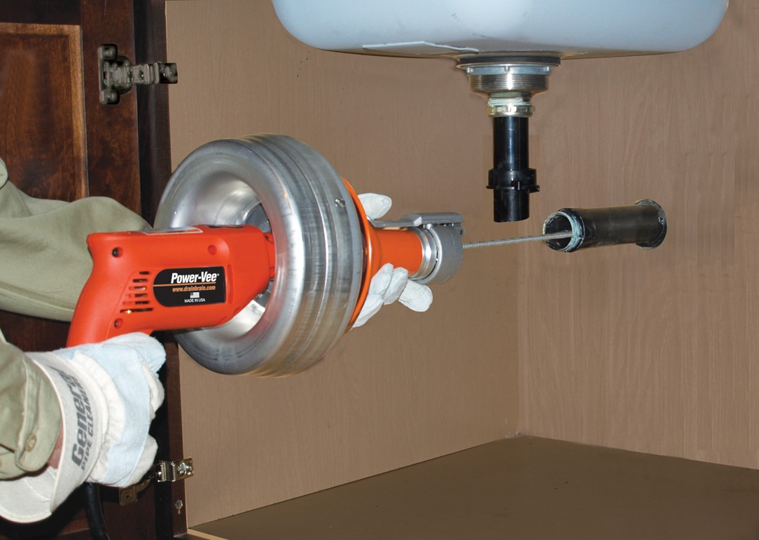 Power-Vee small line drain cleaner
